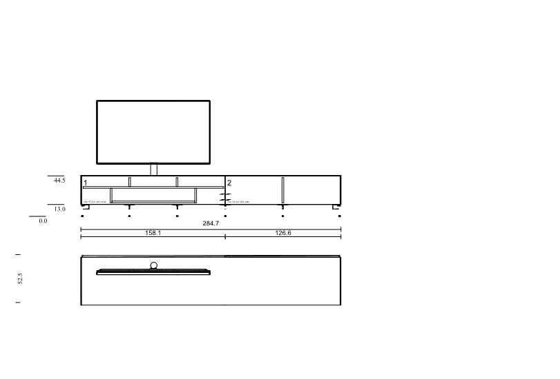 AM-Lowboard (285x31,5x52,5) inkl. BRP1