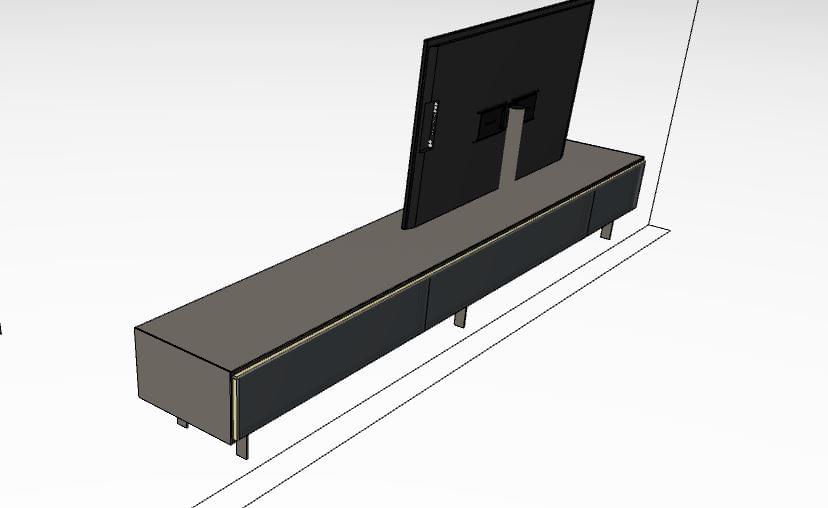 AM 348x31,5x52,5 inkl. BRP1 Lautsprecher + LED