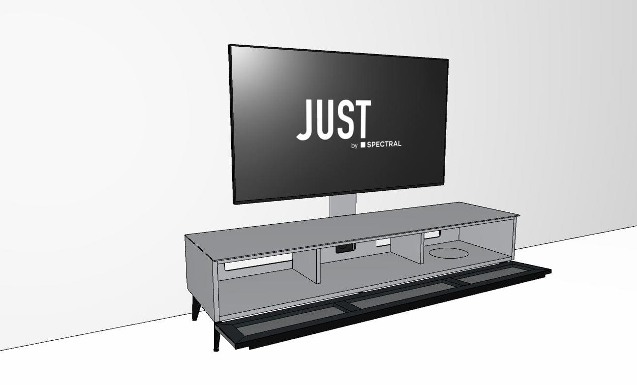 JSB1324-GR-GRF Lowboard zur Soundbar Integration