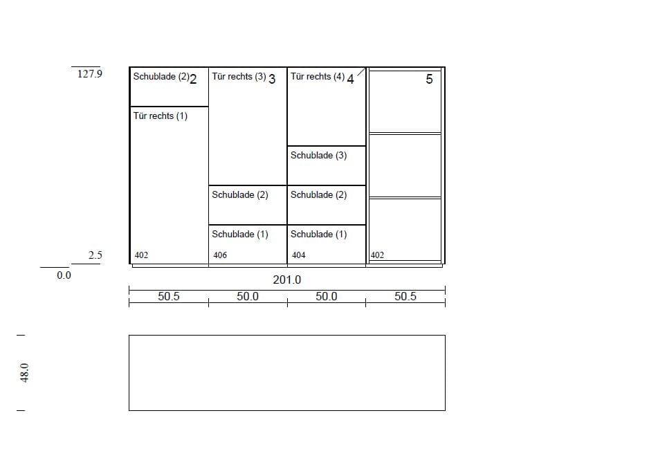 Highboard (201x128x48)