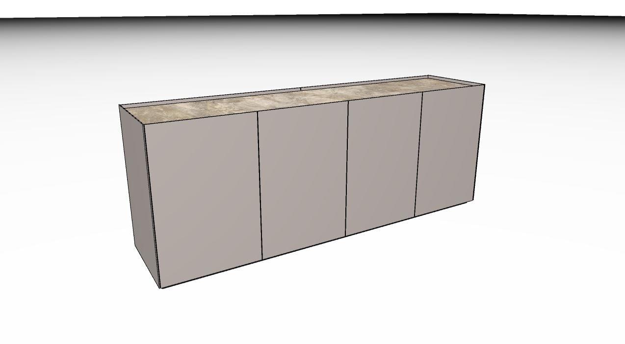 Si-Sideboard Model 2-GN (201x77,5x48)